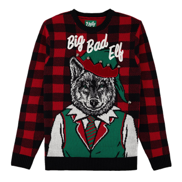 Big Bad Elf Wolf Ugly Christmas Sweater – Moonbestprint