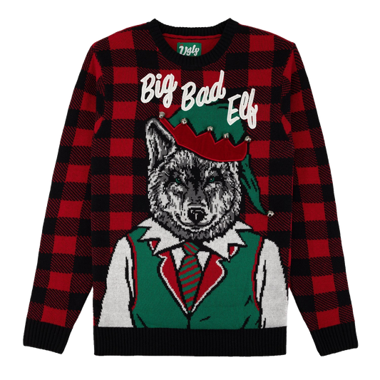 Big Bad Elf Wolf Ugly Christmas Sweater – Moonbestprint