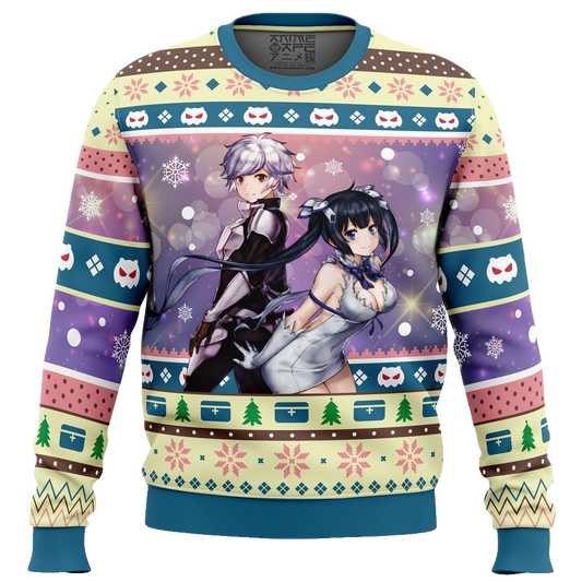 Bell And Hestia Danmachi Ugly Christmas Sweater – Moonbestprint