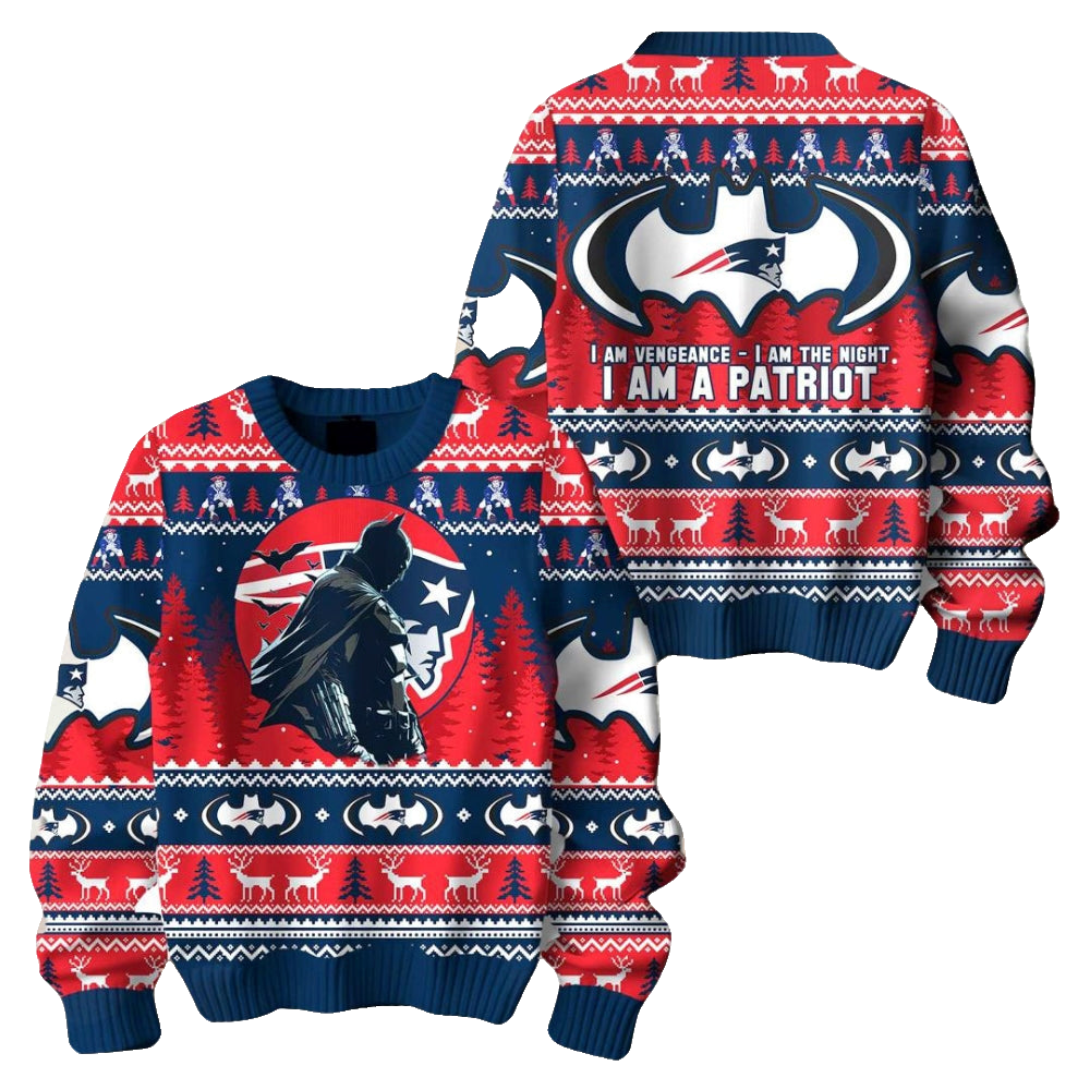 Batman I Am A Patriot Football Ugly Sweater 2025 – Moonbestprint
