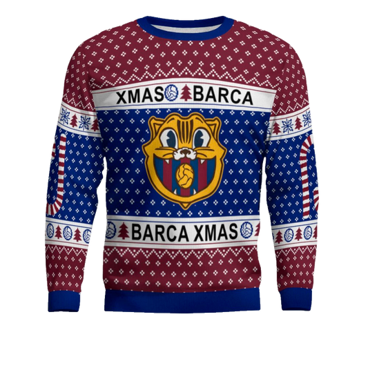 Barcelona Soccer Team Ugly Christmas Sweater 2025 – Moonbestprint