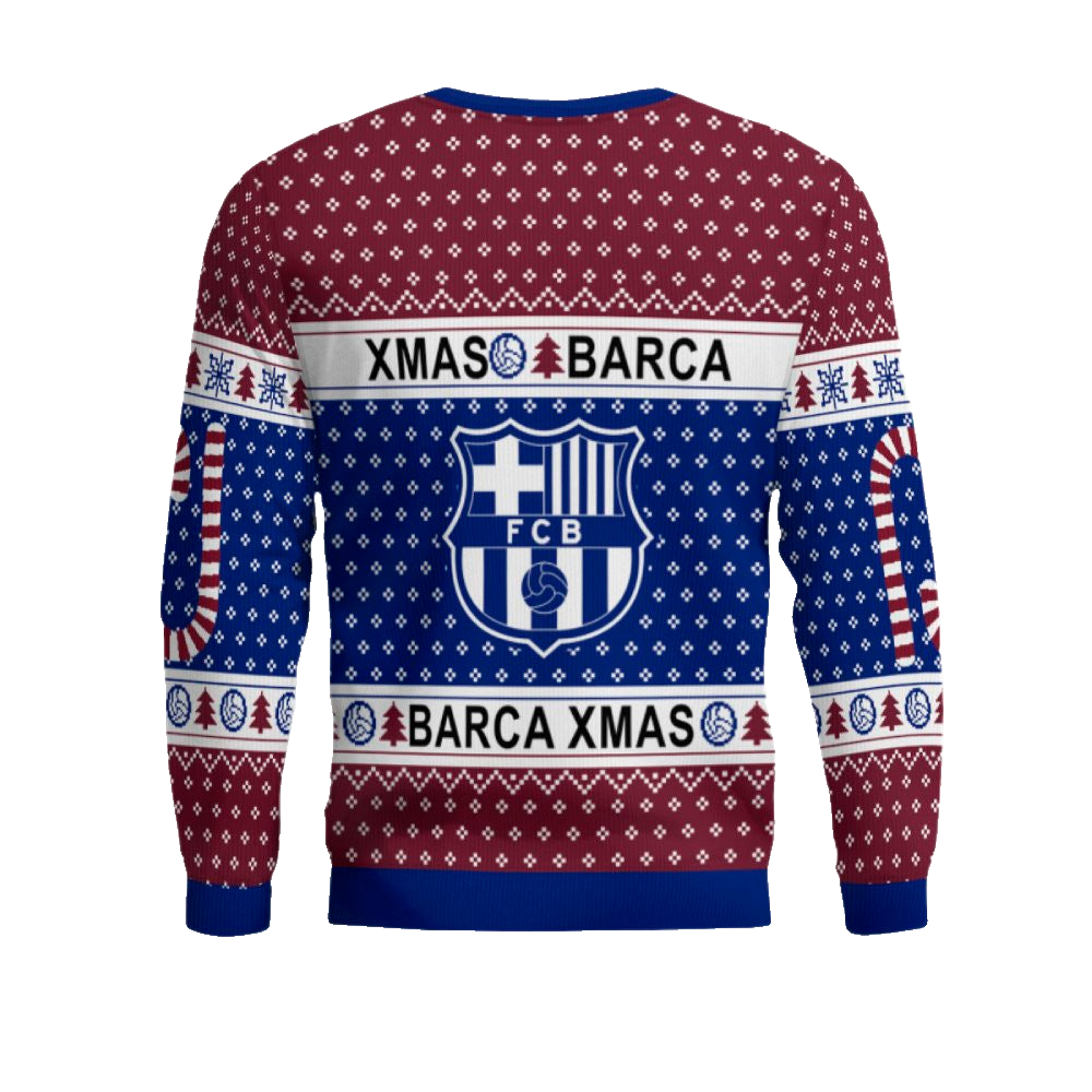 Barcelona Soccer Team Ugly Christmas Sweater 2025 – Moonbestprint