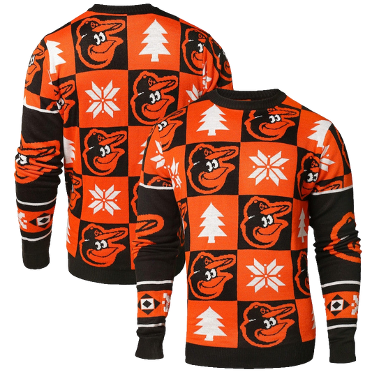 Baltimore Orioles Black Patches Ugly Pullover Sweater – Moonbestprint