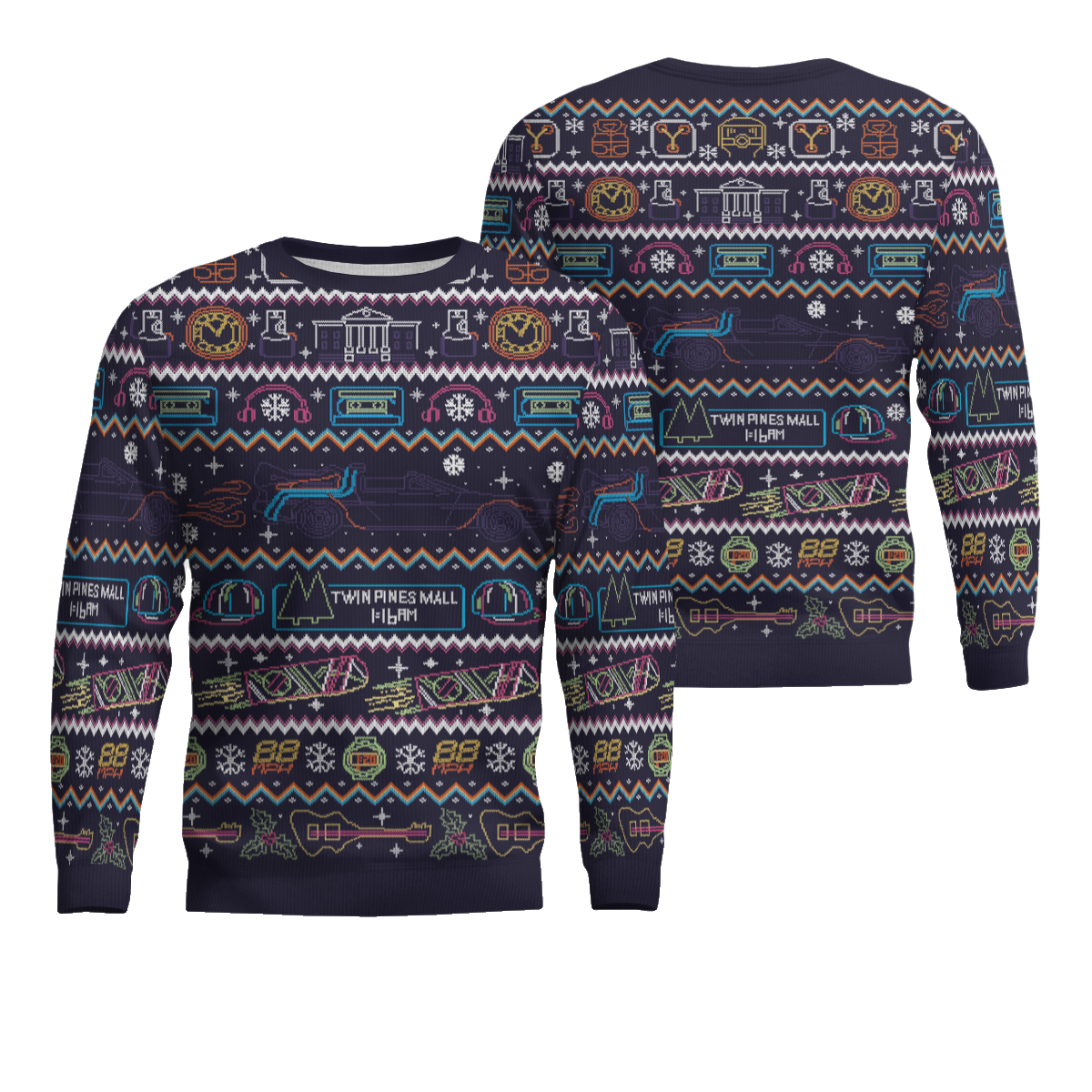 Back To The Future Christmas Jumper Ugly Sweater – Moonbestprint