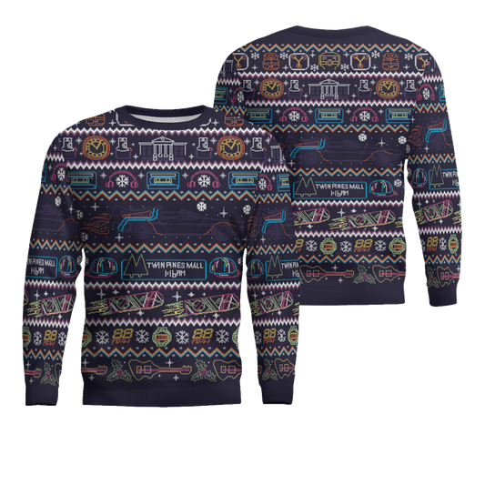 Back To The Future Christmas Jumper Ugly Sweater – Moonbestprint