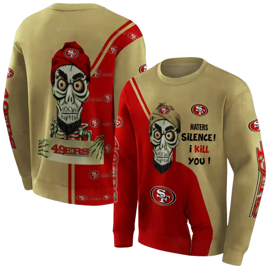San Francisco 49ers Achmed Skull Aop Sweatshirt - Moonbestprint