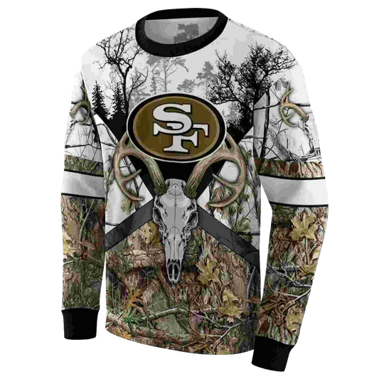 Personalized San Francisco 49ers Forest Silhouette Aop Sweatshirt - Moonbestprint