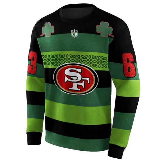 Personalized San Francisco 49ers Celtic Patterns Aop Sweatshirt - Moonbestprint