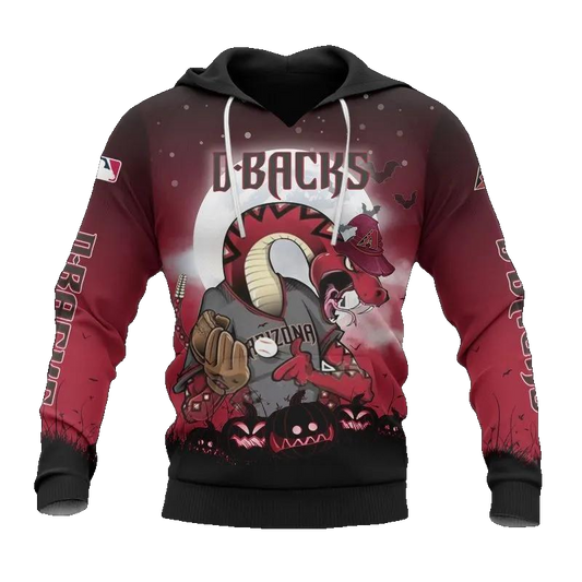 Arizona Diamondbacks Mascot MLB All Over Print Hoodie -Moonbestprint