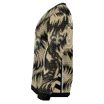 Personalized New Orleans Saints Swirl Flow Gold AOP Sweatshirt - Moonbestprint