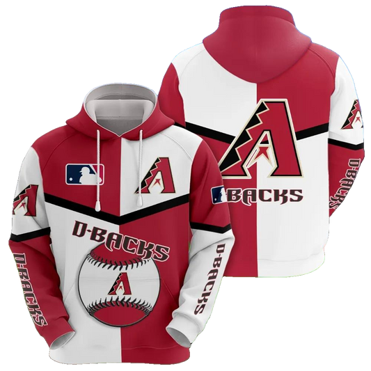 Arizona Diamondbacks 3D MLB All Over Print Hoodie -Moonbestprint