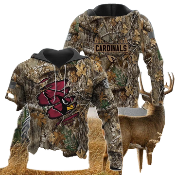 Arizona Cardinals Realtree Hunting Camo 3D Hoodie, NFL Hoodie Moonbestprint