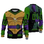 Personalized Minnesota Vikings Ninja Turtle Cosplay AOP Sweatshirt - Moonbestprint
