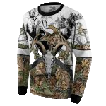 Personalized Minnesota Vikings Logo And Forest Silhouette AOP Sweatshirt - Moonbestprint