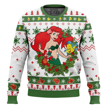 Ariel The little mermaid Disney Princess Christmas Ugly Sweater – Moonbestprint