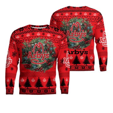 Arbys Logo Company Ugly Christmas Sweater – Moonbestprint
