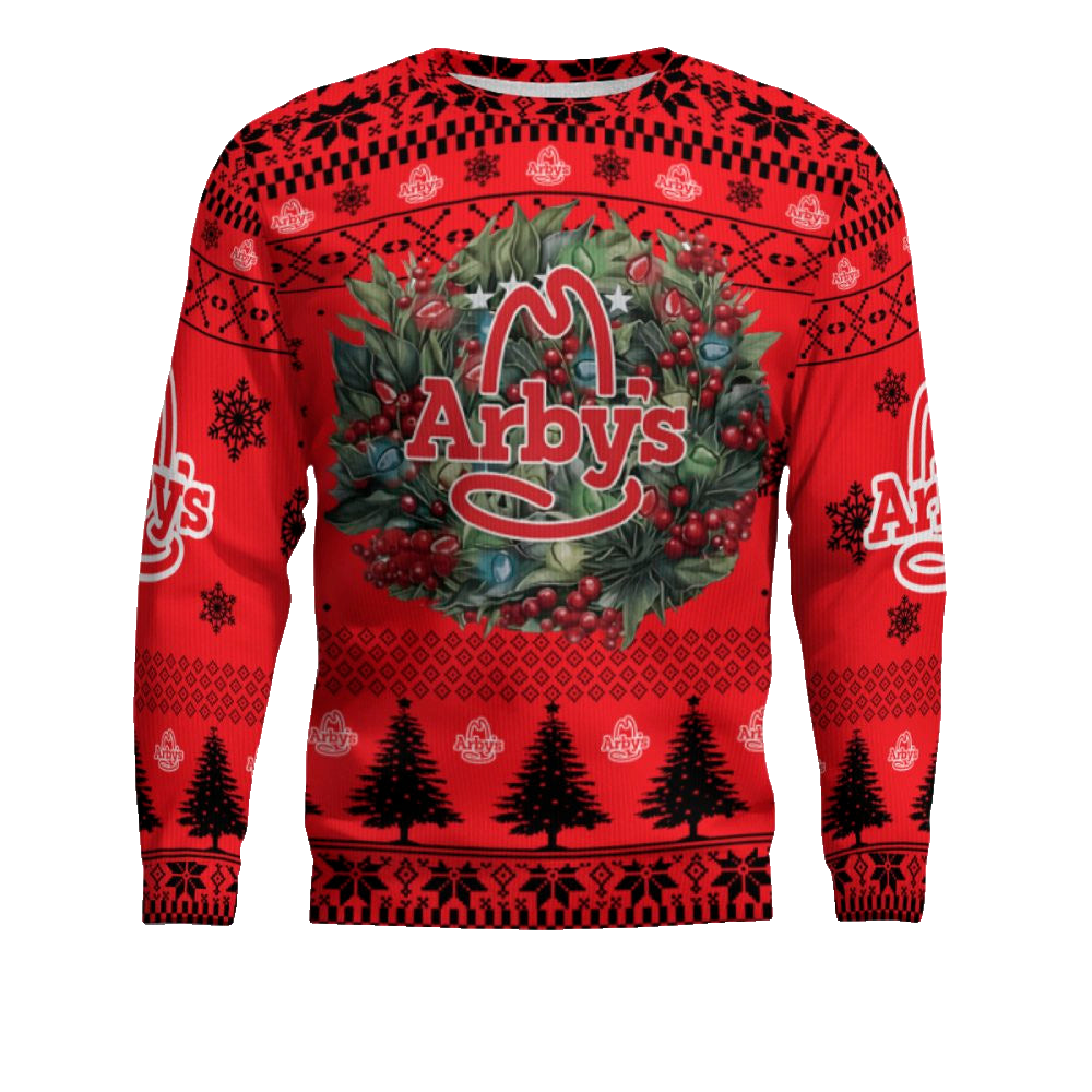 Arbys Logo Company Ugly Christmas Sweater – Moonbestprint