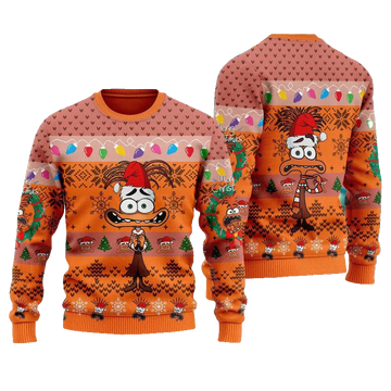Anxiety Ugly Christmas Sweater Inside Out 2 Emotion Mood Shirt Family Xmas Gift – Moonbestprint