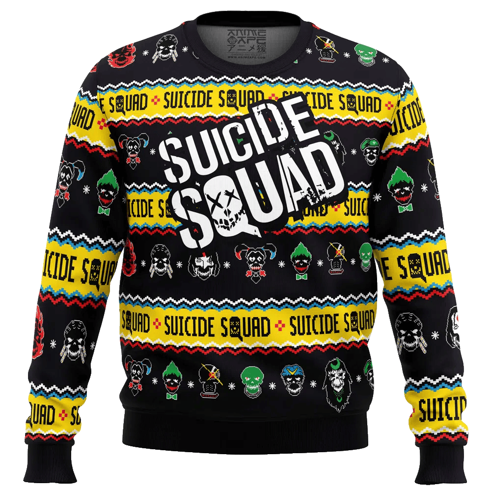 Anti-Hero Team Suicide Squad DC Comics Ugly Christmas Sweater – Moonbestprint
