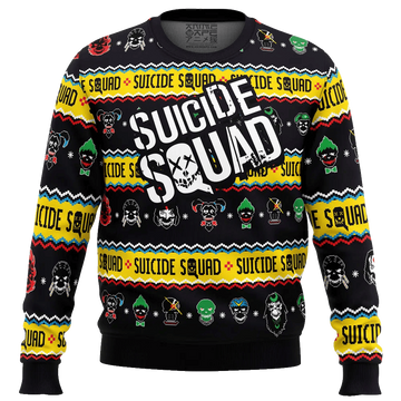 Anti-Hero Team Suicide Squad DC Comics Ugly Christmas Sweater – Moonbestprint