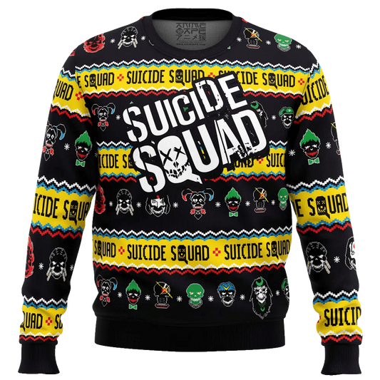Anti-Hero Team Suicide Squad DC Comics Ugly Christmas Sweater – Moonbestprint