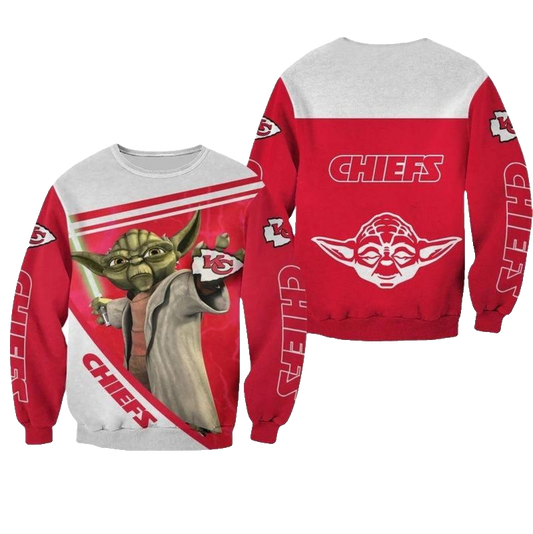 Kansas City Chiefs Yoda Aop Sweatshirt - Moonbestprint