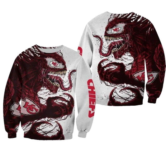 Kansas City Chiefs Venom Aop Sweatshirt - Moonbestprint