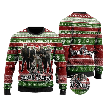 All I Want For Is Five Finger Death Punch Xmas Ugly Christmas Sweater – Moonbestprint