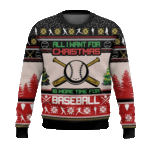 All I Want For Christmas Is More Time For Baseball Ugly Christmas Sweater 2025 – Moonbestprint