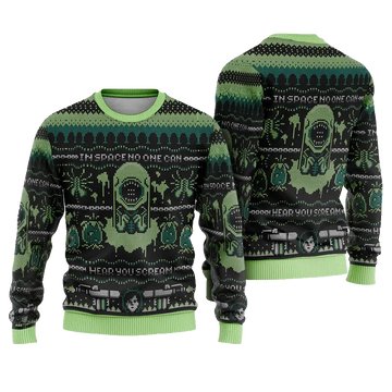 Alien Xenomorph Ugly Christmas Sweater – Moonbestprint