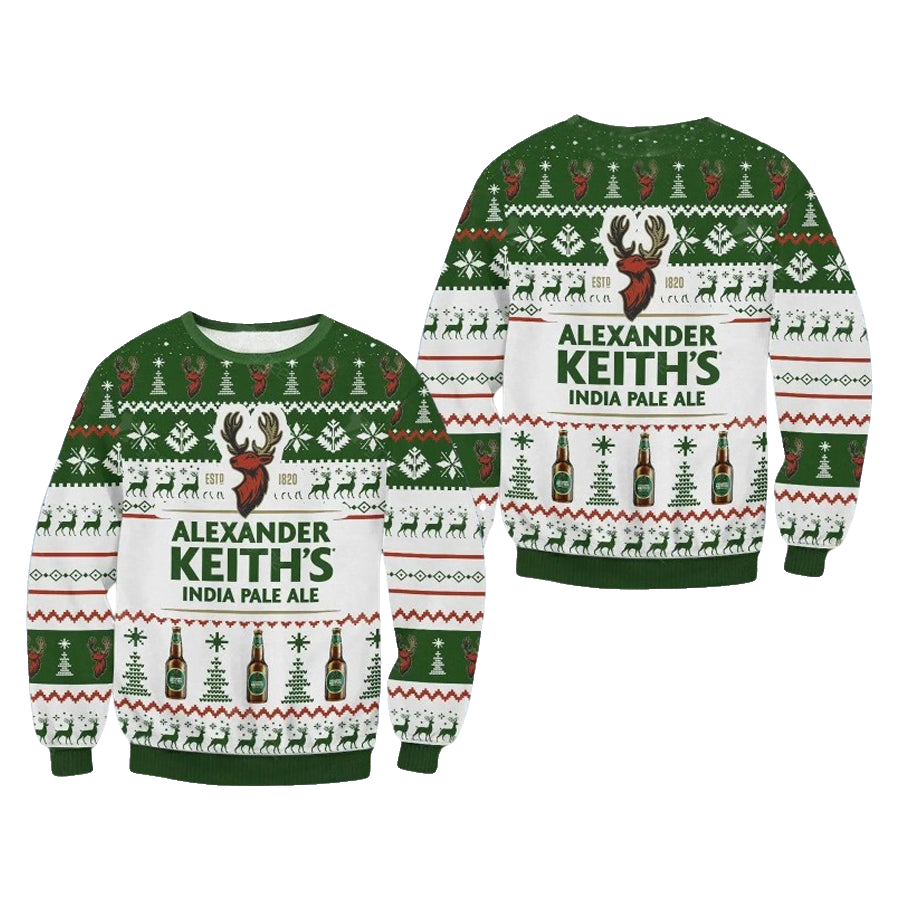 Alexander Keith Is Beer Ugly Christmas Sweater – Moonbestprint