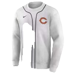 Personalized Chicago Bears Sporty Stripe White AOP Sweatshirt - Moonbestprint