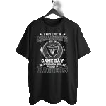 I May Live In Massachusetts But On Game Day My Heart And Soul Belongs To Raiders T-Shirt - Moonbestprint