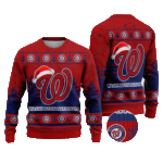 2025 Washington Nationals Snowflakes Christmas Ugly Sweater – Moonbestprint