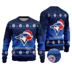2025 Toronto Blue Jays Snowflakes Christmas Ugly Sweater – Moonbestprint