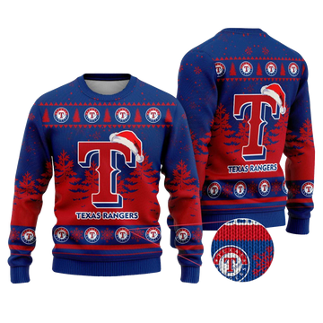 2025 Texas Rangers Snowflakes Christmas Ugly Sweater – Moonbestprint