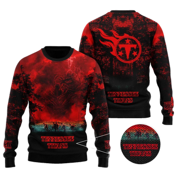 2025 Tennessee Titans Stranger Things Ugly Sweater – Moonbestprint