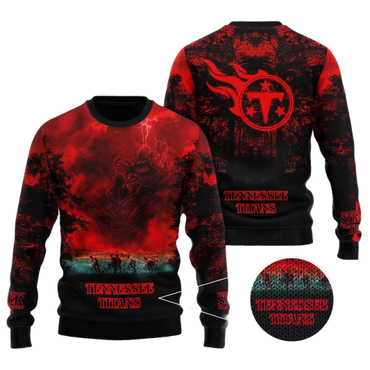 2025 Tennessee Titans Stranger Things Ugly Sweater – Moonbestprint
