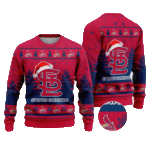 2025 St. Louis Cardinals Snowflakes Christmas Ugly Sweater – Moonbestprint