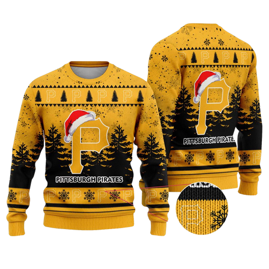 2025 Pittsburgh Pirates Snowflakes Christmas Ugly Sweater – Moonbestprint