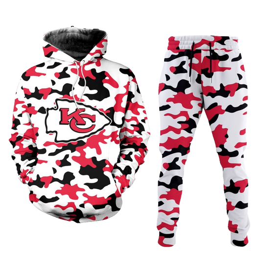 Kansas City Chiefs Camo Patterns Limited Edition Hoodie Zip Hoodie Size New055810 - Moonbestprint