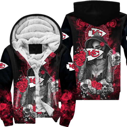 Nfl Kansas City Chiefs Limited Edition Zip Hoodie Fleece Hoodie Size S-5xl New008510 - Moonbestprint