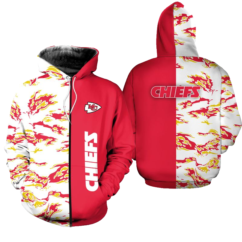 Kansas City Chiefs Limited Edition Hoodie Zip Hoodie Unisex Size New012910 - Moonbestprint