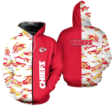 Kansas City Chiefs Limited Edition Hoodie Zip Hoodie Unisex Size New012910 - Moonbestprint