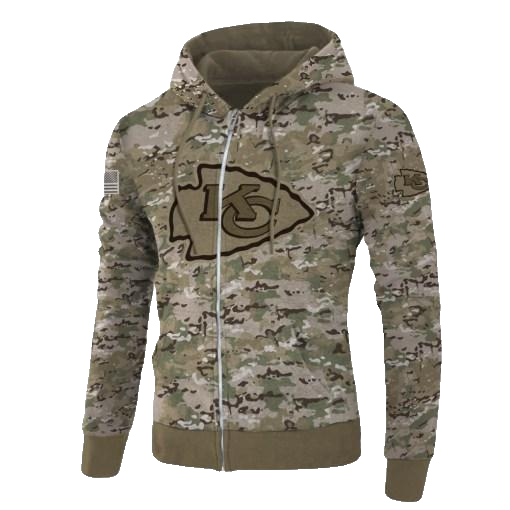Kansas City Chiefs Camo 3d Mens And Womens Zip Hoodie Sizes S-5xl Pt1322-Sk - Moonbestprint