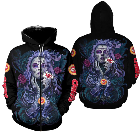 Nfl Kansas City Chiefs Limited Edition Zip Hoodie Unisex Size New010210 - Moonbestprint