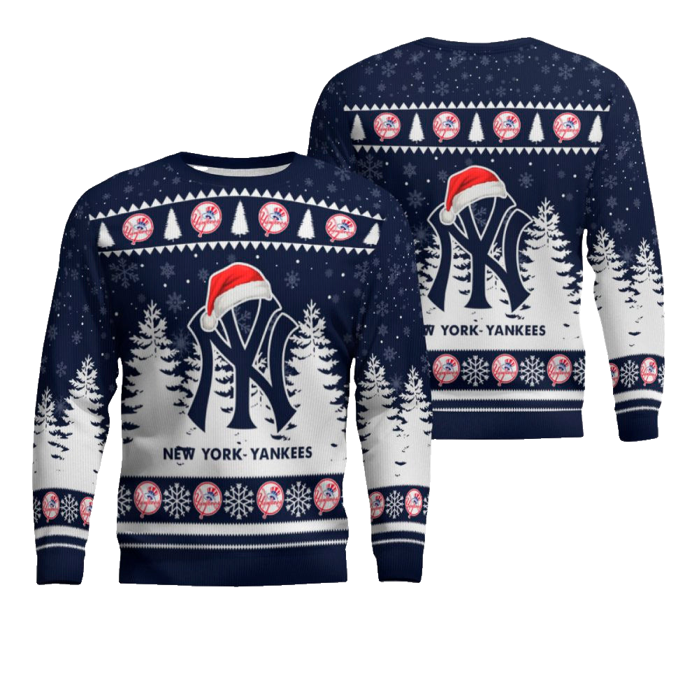 2025 New York Yankees Snowflakes Christmas Ugly Sweater – Moonbestprint