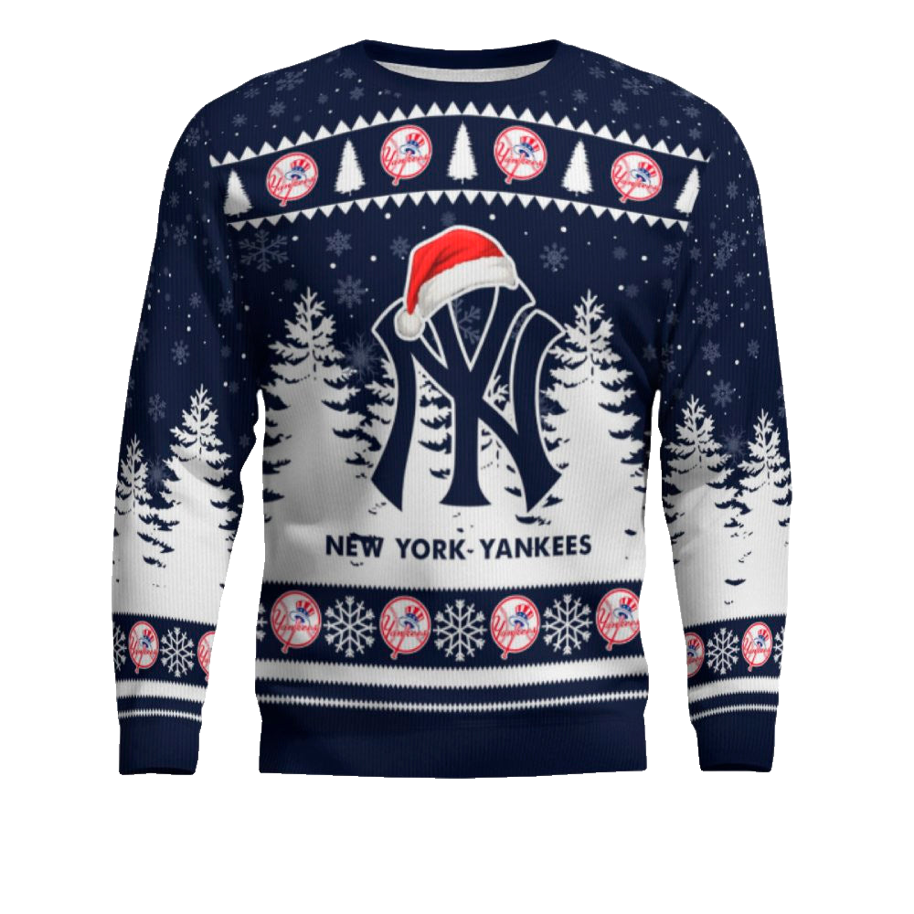 2025 New York Yankees Snowflakes Christmas Ugly Sweater – Moonbestprint