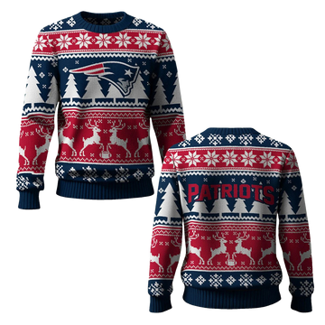 2026 New England Patriots Ugly Christmas Sweater - Moonbestprint