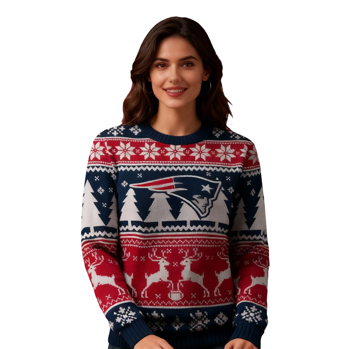 2026 New England Patriots Ugly Christmas Sweater - Moonbestprint